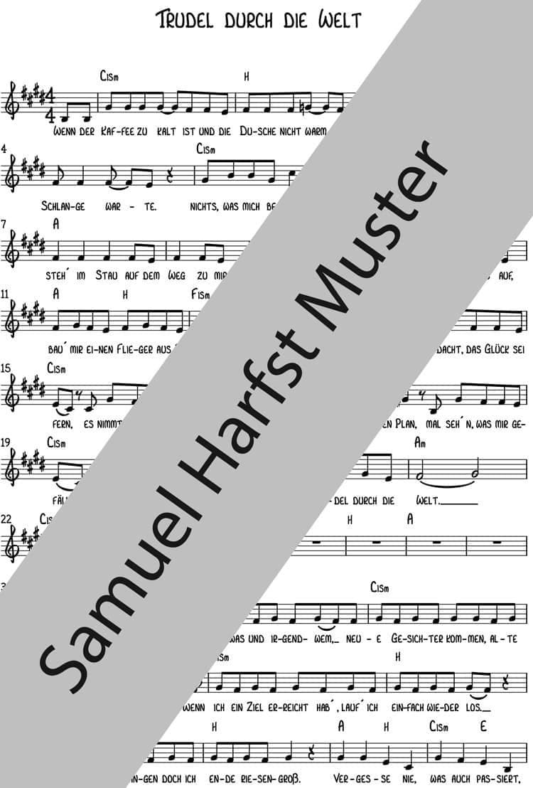 NOTEN | Trudel durch die Welt