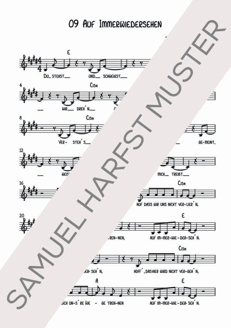 NOTEN | Auf Immerwiedersehen