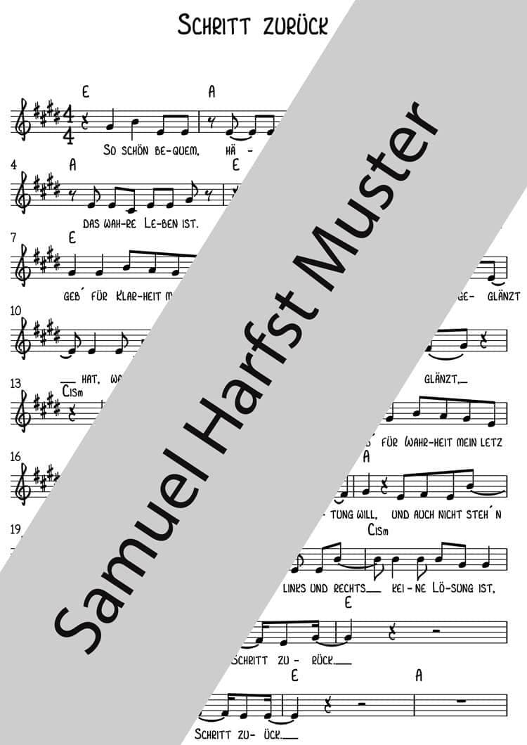 NOTEN | Schritt zurück