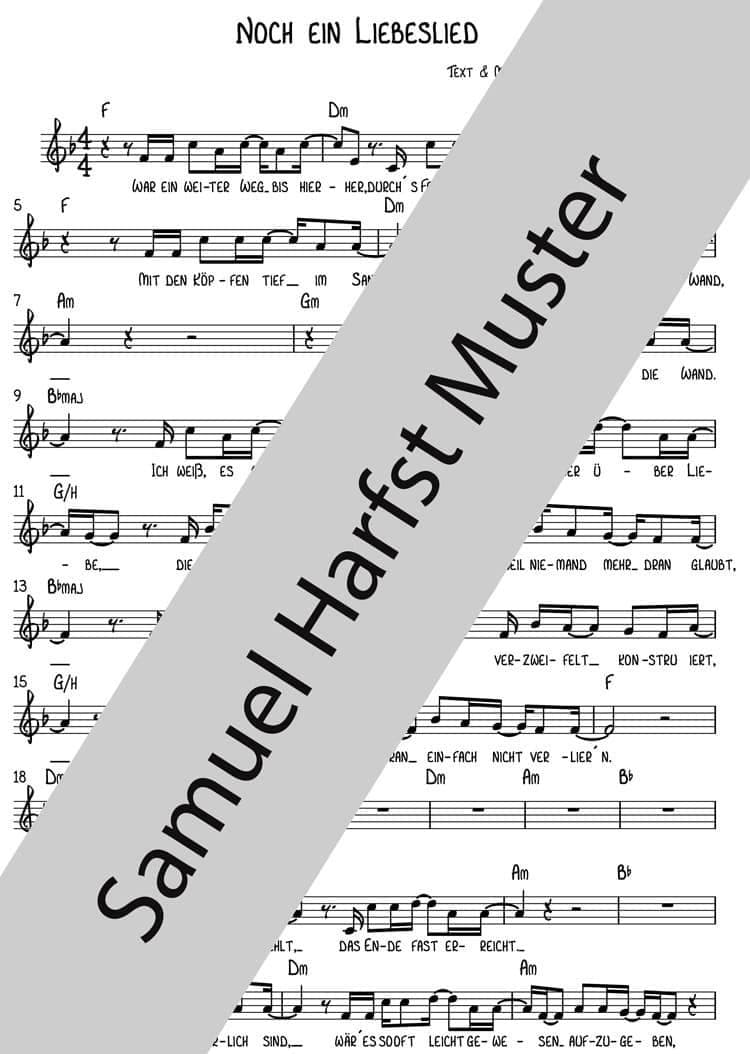 NOTEN | Noch ein Liebeslied