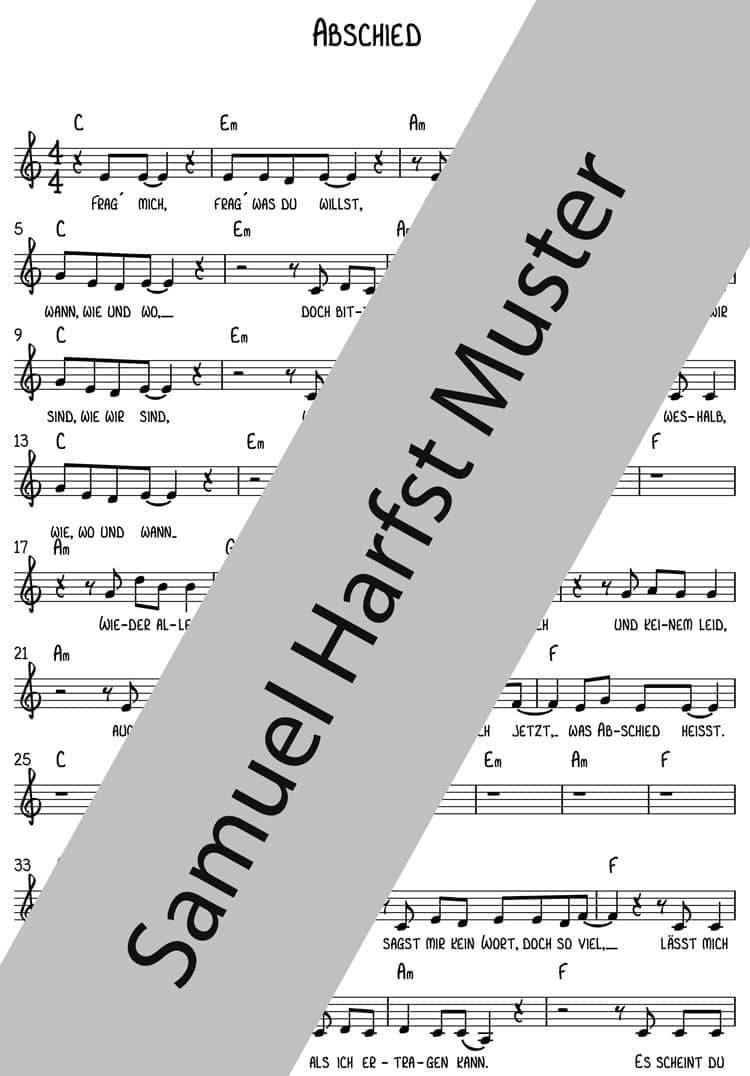 NOTEN | Abschied