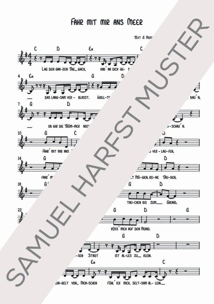 NOTEN | Fahr mit mir ans Meer