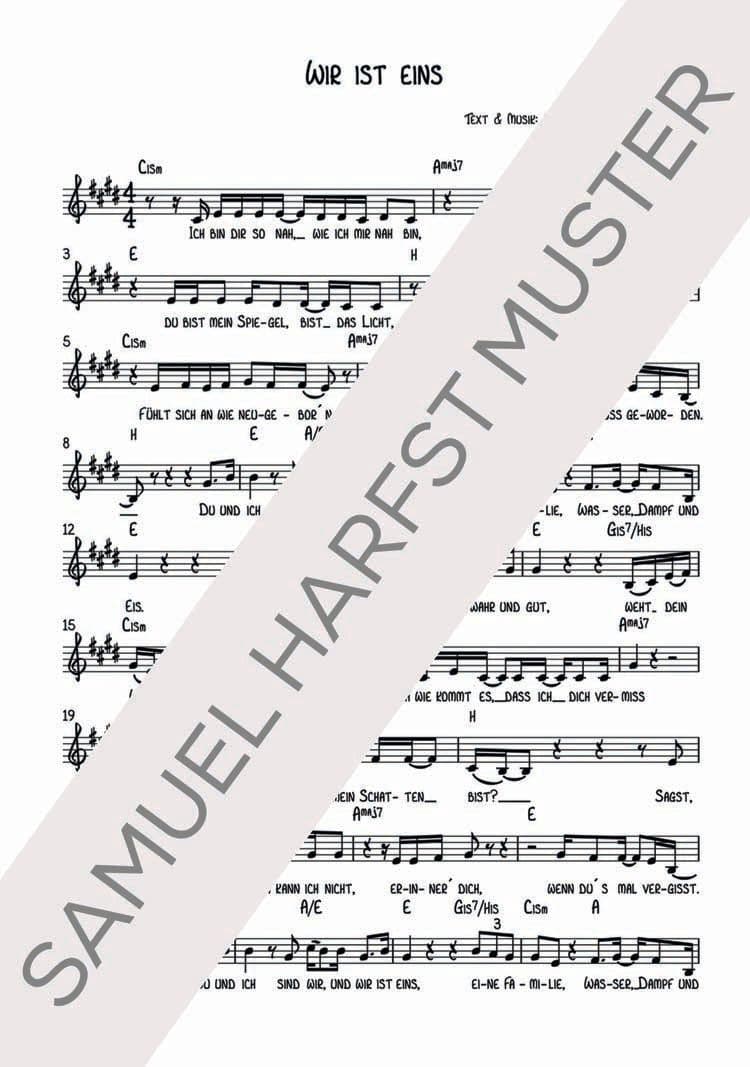 NOTEN | Wir ist eins